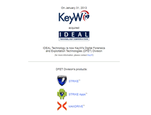 Tablet Screenshot of idealcorp.com